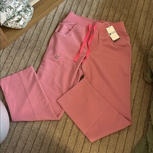 Figs Pink Scrub Pants